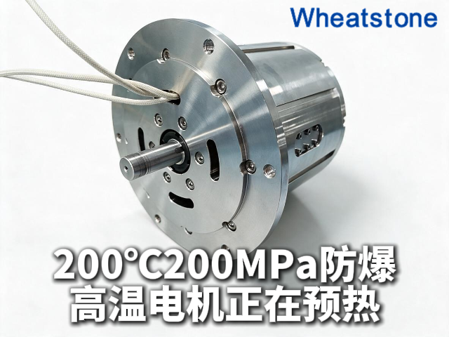 200℃200MPa防爆高温电机正在预热